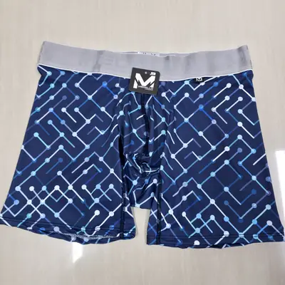 Bóxer estampado Circuito azul